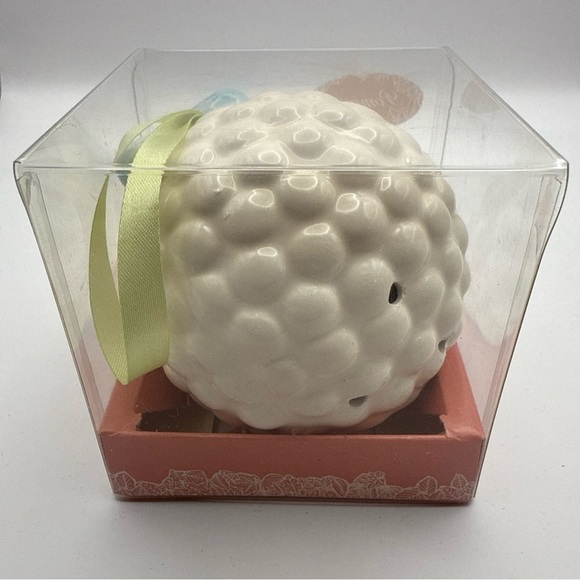 Vintage Karen Carson Creations Ceramic Sheep Lamb Pomander Scent Sachet NIB - Picture 3 of 7